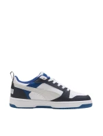 Puma Rebound V6 Lo Mid biela a modrá 393833 28 Puma Rebound V6 Lo Mid biela a modrá 393833 28