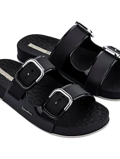 Ipanema Slide veľmi ľahké pohodlné čierne dámske žabky