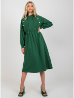 Dámske šaty RV SK 8336 tmavo zelené