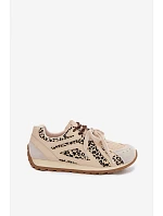 Semišové kožené dámske tenisky Big Star TT274549 beige Semišové kožené dámske tenisky Big Star TT274549 beige