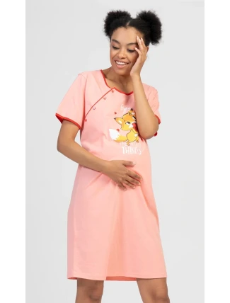 Dámska nočná košeľa materská Líška