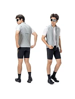 Rockbros vetruodolná vesta YDMJ003 jar/jeseň veľkosť L - biela/sivá