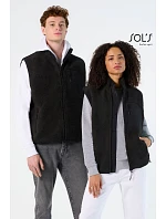 SOL'S Fury Bodywarmer Fleecová vesta Sherpa 25.4041 armádna/tmavoarmádna SOL'S Fury Bodywarmer Fleecová vesta Sherpa 25.4041 armádna/tmavoarmádna