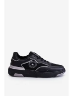 Damskie Sportowe Buty Big Star LL274443 Czarno-Szare