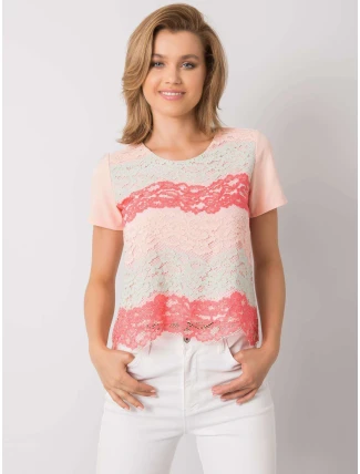 Blúzka LK BZ 506276.07P koral