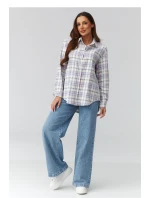 Košeľa s dlhým rukávom model 224092 Makadamia