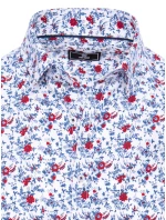 FashionStreet pánske biele tričko s krátkym rukávom KX1013