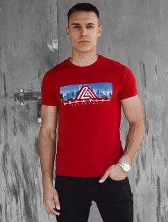 FashionStreet červené pánske tričko RX5553