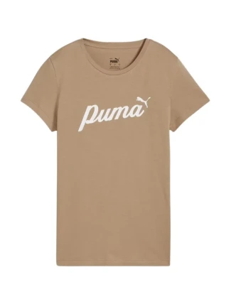 Puma ESS+Script Dámske tričko béžová 679315 67 Puma ESS+Script Dámske tričko béžová 679315 67