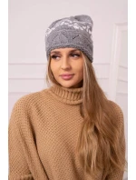 Dámska čiapka Kira K374 svetlo šedá