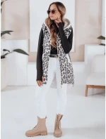 Dámska prešívaná maskáčová vesta ELMERA biela FashionStreet TY5028