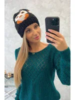 Dámska čiapka Ofelia K349 čierna