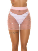 Sexy Koucla Mesh Mini Skirt with glitter / Cover-Up