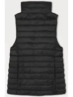 Dámske prešívané tričko bez rukávov so stojatým golierom J style black (16M9156-392)