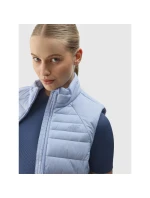 Dámska prešívaná vesta s recyklovanou výplňou 4F