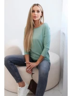Blúzka Casual dark mint