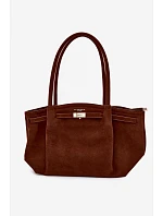 Shopper kabelka z eko semiše Camel Elleea