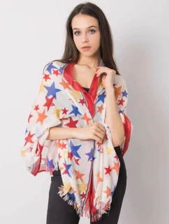 Šatka AT CH 1237 biela a červená