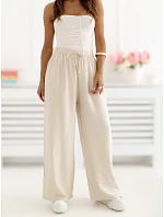 CS SP nohavice LF5101.94 svetlo béžové