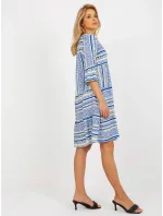 Dámske šaty D73771M30214F tmavo modré - FPrice