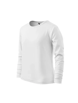 Fit-T LS tričko detské biela