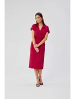 Košeľové šaty S363 slivka - Stylove Košeľové šaty S363 slivka - Stylove