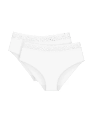 Dámske nohavičky Feel of Modal Midi 2P - WHITE - biela 0003 - TRIUMPH