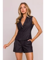 M859 Džínsová vesta - grafitová