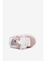 Detské športové tenisky so suchým zipsom z imitácie kože Dirty pink Zoya Detské športové tenisky so suchým zipsom z imitácie kože Dirty pink Zoya