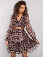 Šaty LC SK 22K 3001.28P čierna a červená