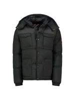 Geografické Nórsko Pánska bunda BAREDA DB BLACK MEN 096 BLACK (WY3882H/GN-NOIR)