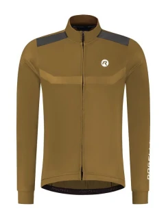 Rogelli dres s dlhým rukávom MONO hnedý XL