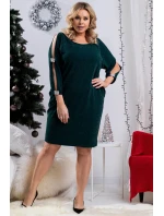 Dámske šaty U663 zelené - Karko Dámske šaty U663 zelené - Karko