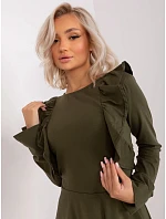 Dámske šaty EM SK HW 20 395.34P khaki – Lily Rose Dámske šaty EM SK HW 20 395.34P khaki – Lily Rose