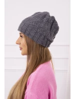 Dámska čiapka Danuta K331 tmavo šedá