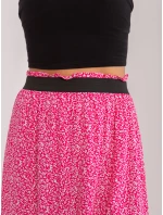 Sukňa D73771M50223A tmavoružová