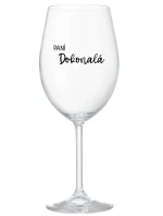 PANÍ DOKONALÁ - čirá sklenice na víno 350 ml