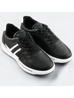 Čierno-biele dámske športové topánky (AD-587)