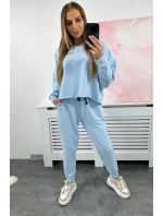 Set 2dielna mikina + nohavice modrý