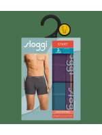 sloggi muži Start Short C2P box - TURQUOISE - SLOGGI TURQUOISE - SLOGGI