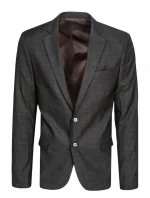 Pánske jednoradové sako čierne FashionStreet MX0621