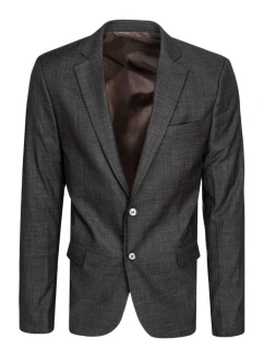 Pánske jednoradové sako čierne FashionStreet MX0621