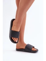 Piankowe Klapki Damskie Big Star OO274040 Czarne
