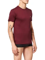 Pánske tričko 110853 1A538 - 00076 - Bordo - Emporio Armani