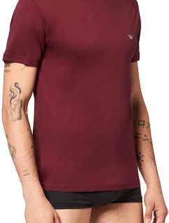 Pánske tričko 110853 1A538 - 00076 - Bordo - Emporio Armani