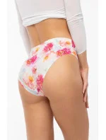 Pivoňka Jednoduché maxi nohavičky bielo-červené - Julimex