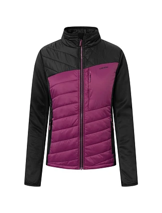 Viking Blast Primaloft Lady trekingová zateplená prechodná bunda black/pink (750/25/6175/0946)