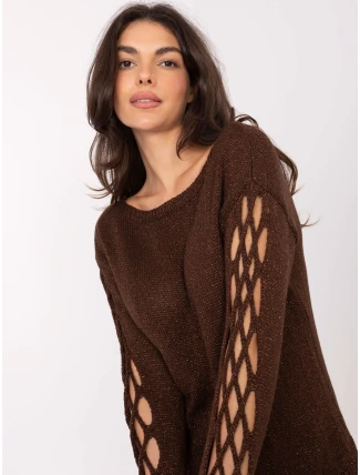 Jumper MI SW 1606.96 tmavohnedý