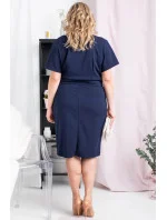 Dámske šaty SA958 modré - Karko Dámske šaty SA958 modré - Karko