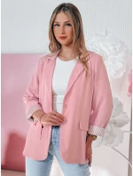 Dámska nadrozmerná bunda RESIDAL pink FashionStreet PY0123 Dámska nadrozmerná bunda RESIDAL pink FashionStreet PY0123